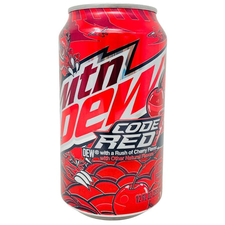 Mountain Dew Code Red - 355mL-Mountain Dew-Mountain Dew code red-Cherry soda
