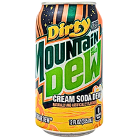 Mountain Dew Dirty Cream Soda Dew Zero Sugar - 355mL