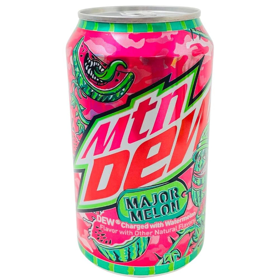 Mountain Dew Major Melon Soda Pop- 355mL