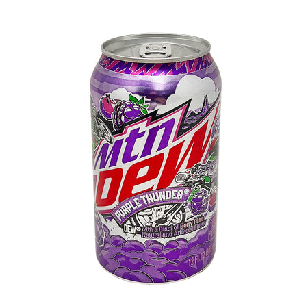 Mountain Dew Purple Thunder Soda - 355mL