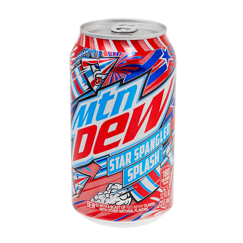 Mountain Dew Star Spangled Splash Soda - 355mL