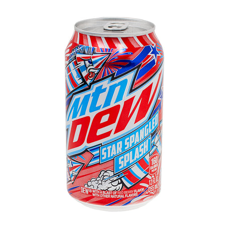 Mountain Dew Star Spangled Splash Soda - 355mL