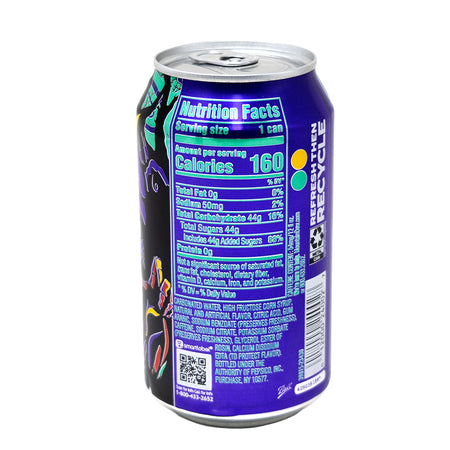 Mountain Dew Voodoo - 355mL  Nutrition Facts Ingredients
