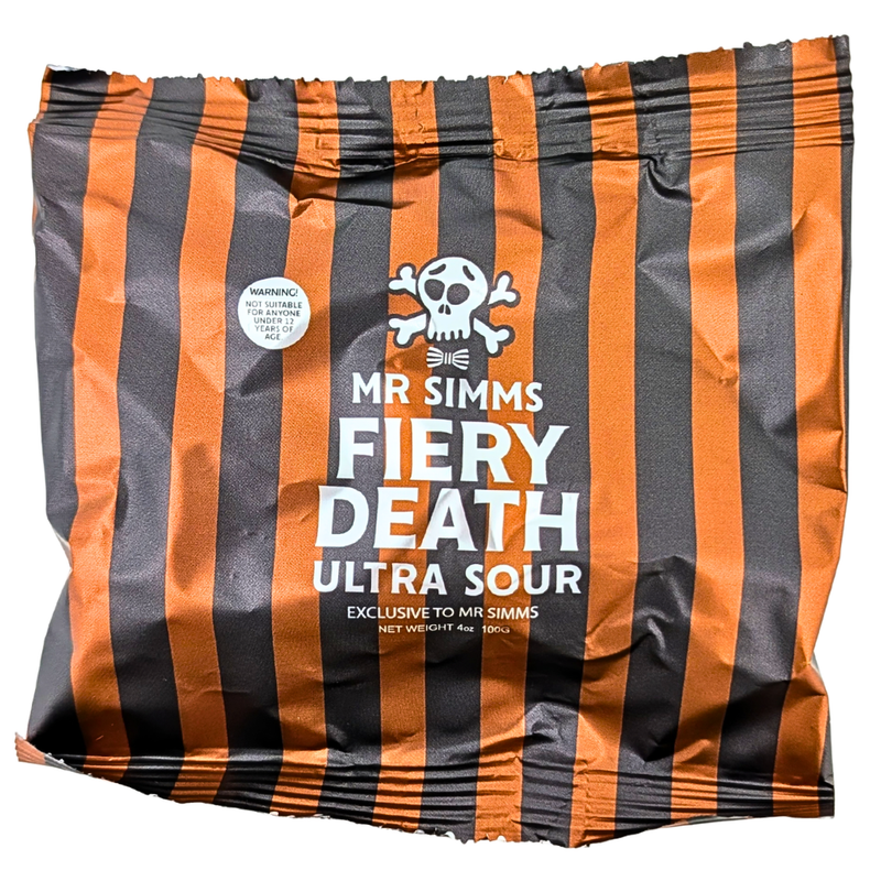 Mr Simms Fiery Death Ultra Sour (UK) - 100g