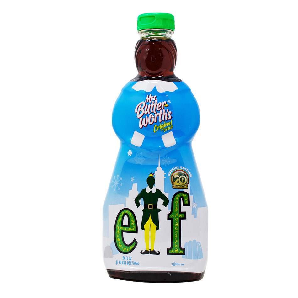 Mrs. Butterworth's Elf Edition Pancake Syrup - 24oz-Pancake Syrup-Elf Movie-Mrs Butterworth