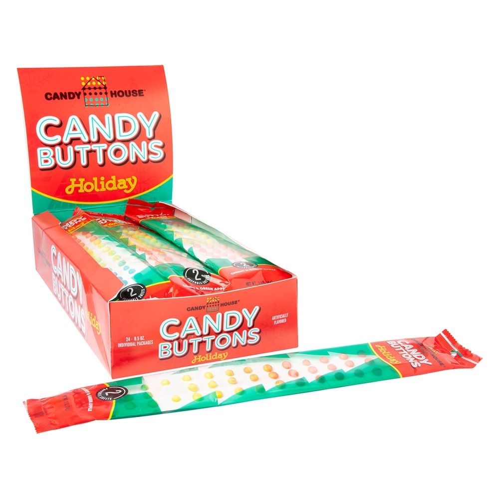 Candy Buttons Christmas - .5oz 