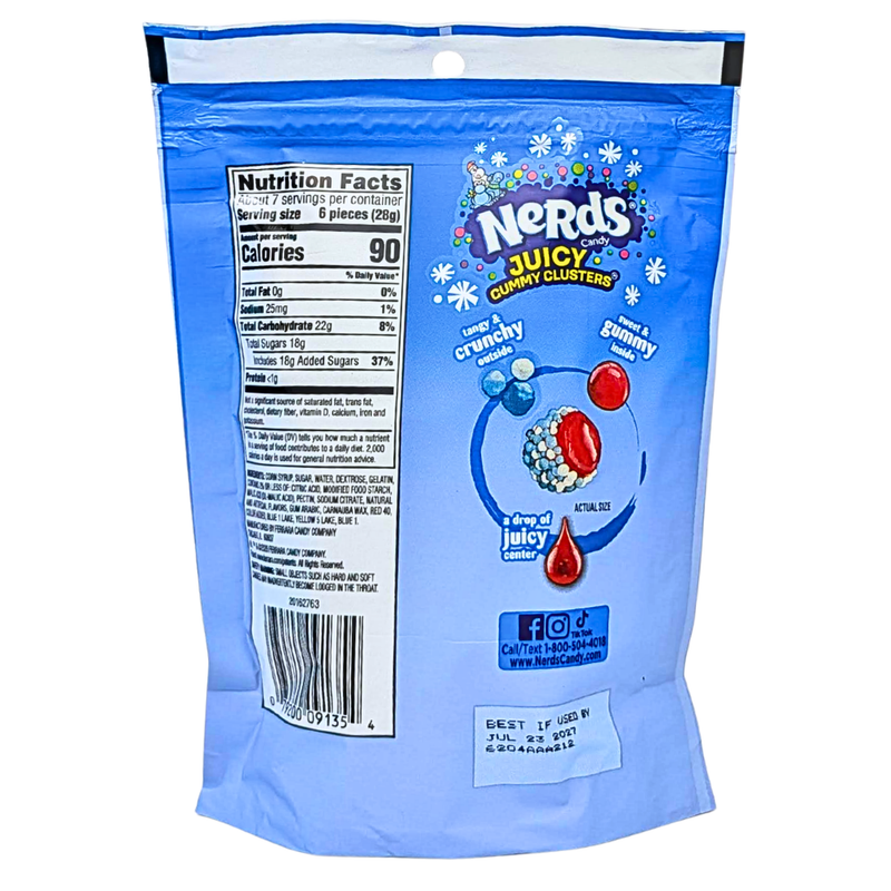 Nerds Juicy Gummy Clusters Blizzard Punch - 7.15oz