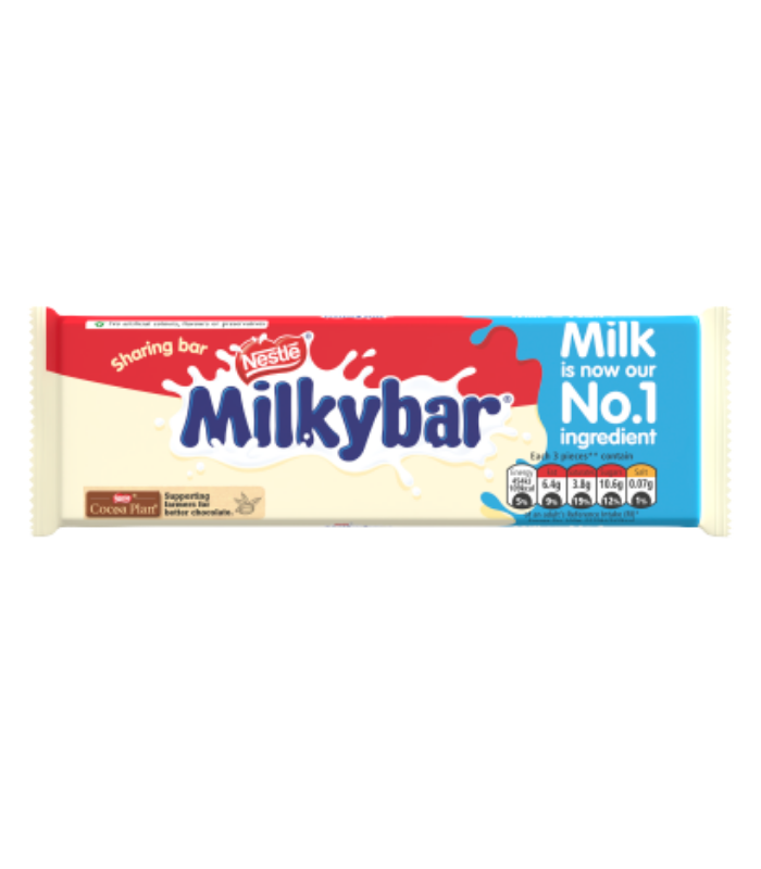 Milkybar - Sharing Bar | British Chocolate | Candy Funhouse – Candy ...