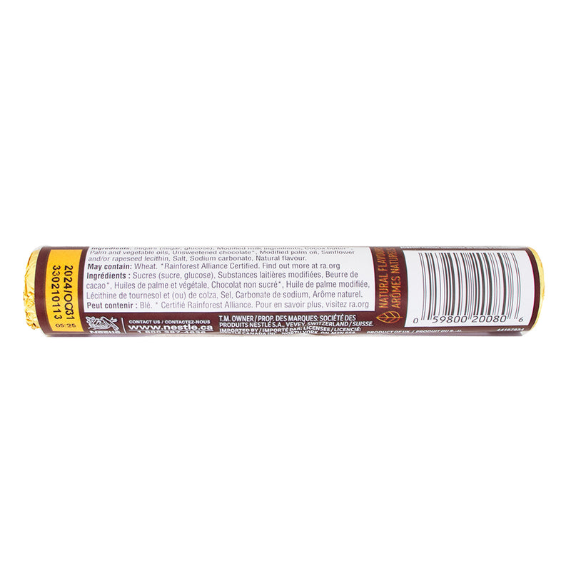 Rolo - Rolo Chocolate by Nestle Canada - Ingredients - Nutrition Facts