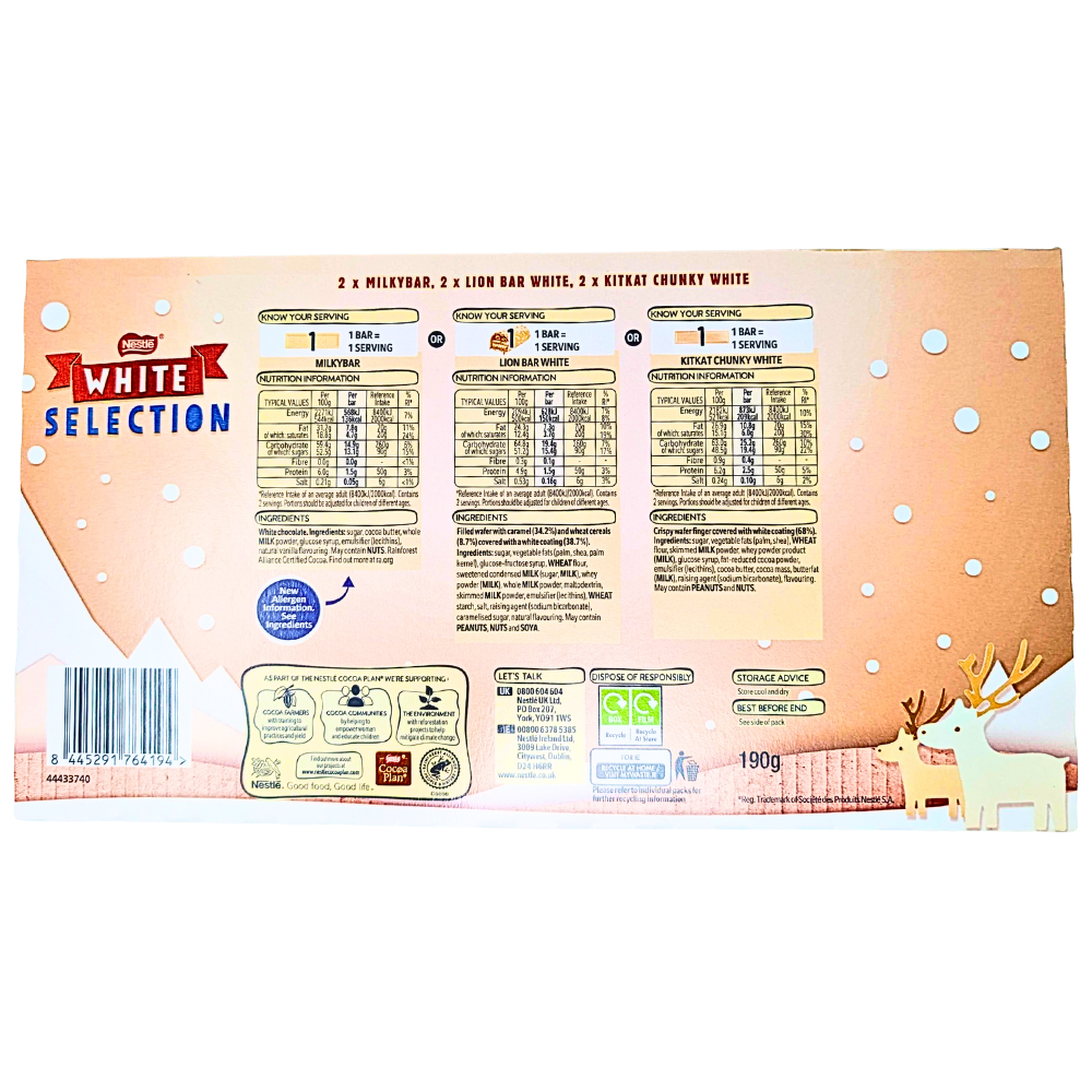 Nestle White Festive Selection (UK) - 190g