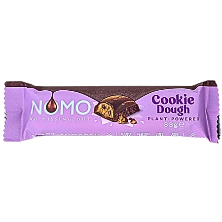 NOMO Vegan Cookie Dough Chocolate Bar (UK) - 33g