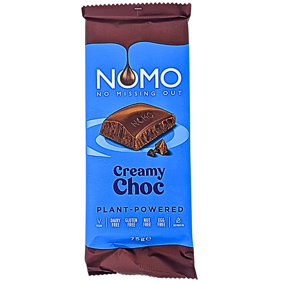 NOMO Vegan Creamy Choc Bar (UK) - 75g