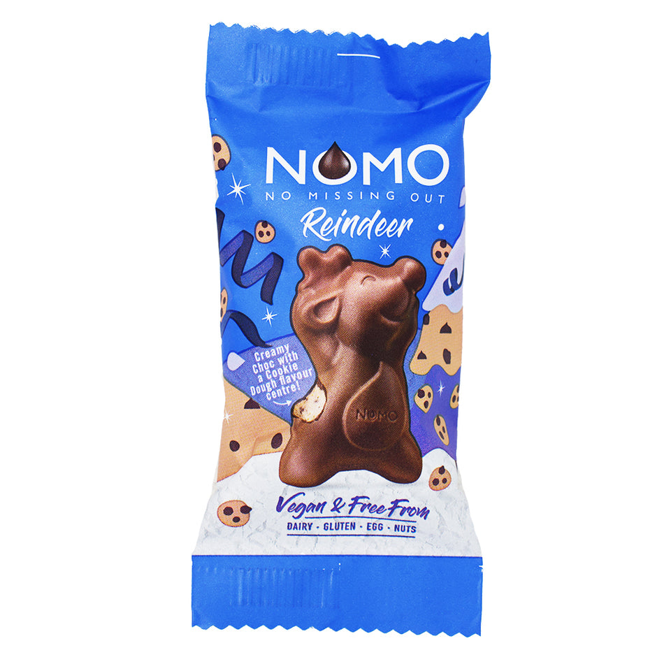 NOMO Vegan Chocolate Cookie Dough Reindeer (UK) - 30g- Christmas candy-vegan cookie dough