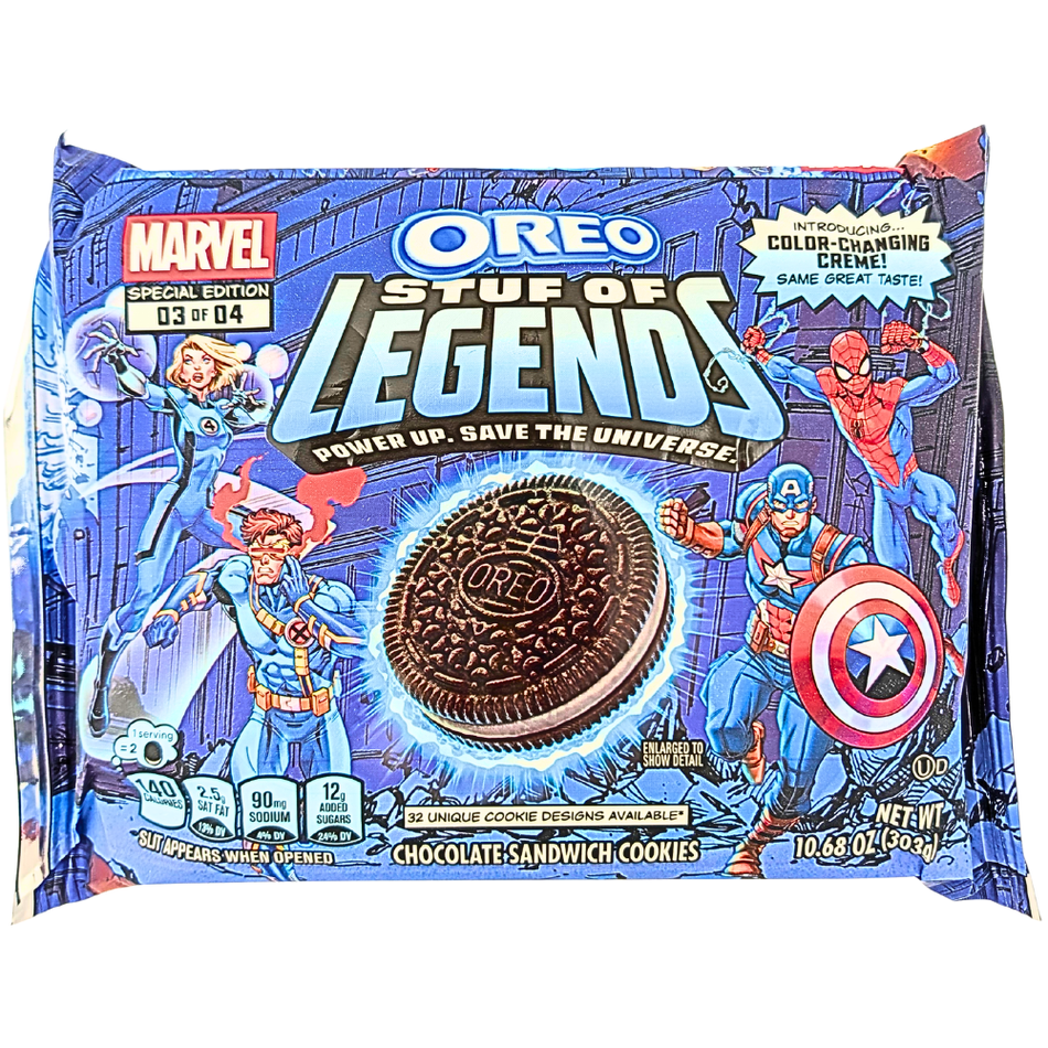 Oreo Marvel Stuf of Legends - 303g