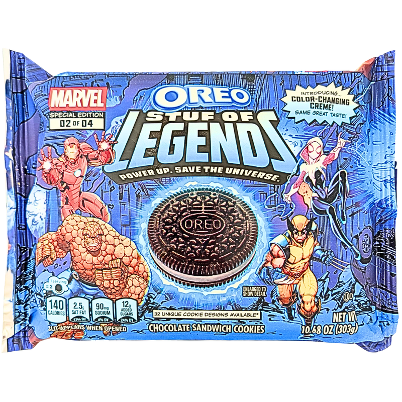Oreo Legends Oreo Marvel Stuf of Legends - 303g | Candy Funhouse US