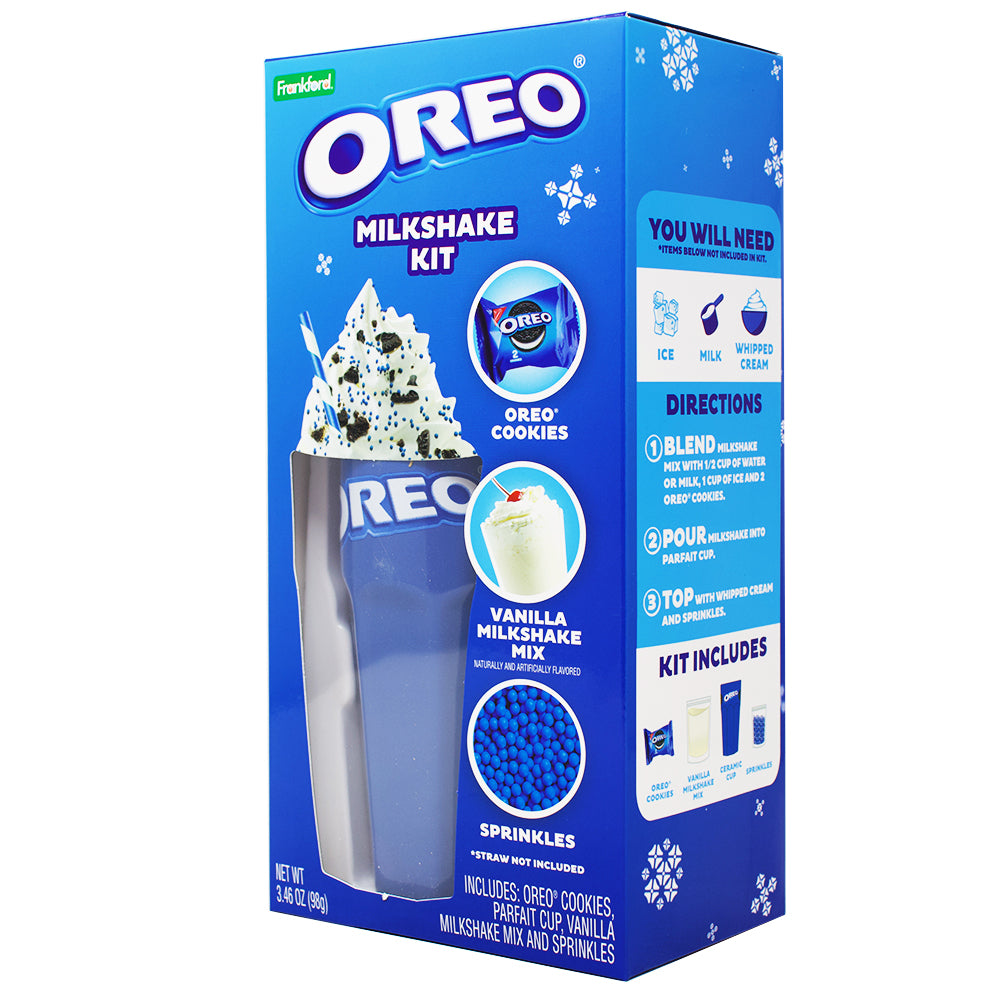 Oreo Cookie, Vanilla & Sprinkles Milkshake Kit, 3.46 Oz.