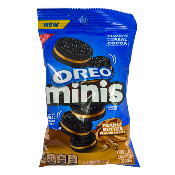 Oreo Mini Peanut Butter - 3oz | Candy Funhouse US