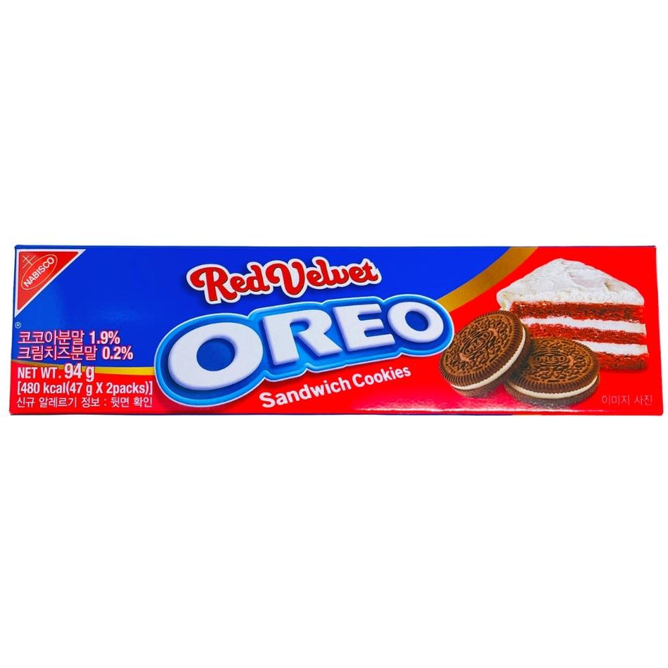 Oreo Red Velvet  Sandwich Cookies - 94g (Korea)