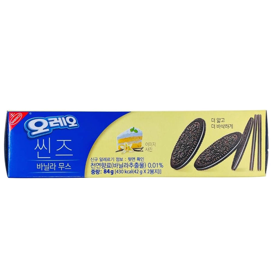 Oreo Thins Vanilla Mousse - 84g (Korea)-Oreos-Oreo thins-Korean candy
