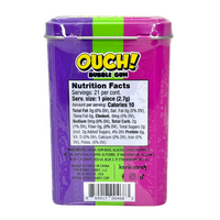 Ouch! Bubble Gum Assorted Flavour Tin 21 Pieces