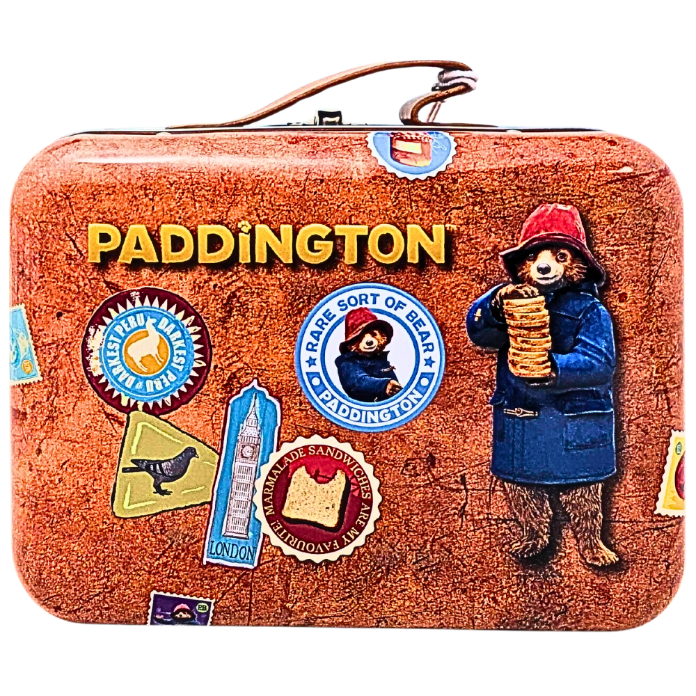 Paddington Suitcase with Shortbread Biscuits & English Breakfast Teabags (UK) - 300g