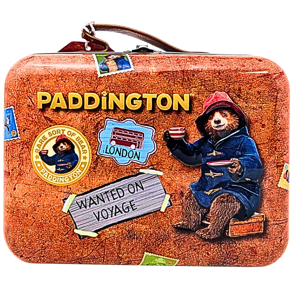 Paddington Suitcase with Shortbread Biscuits & English Breakfast Teabags (UK) - 300g