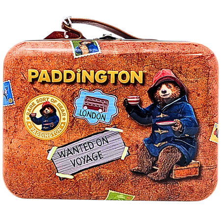 Paddington Suitcase with Shortbread Biscuits & English Breakfast Teabags (UK) - 300g