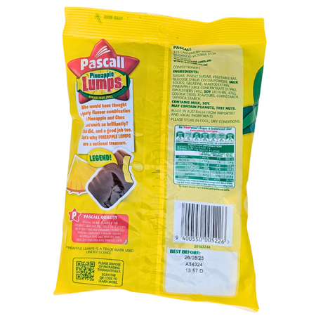 Pascall Pineapple Lumps (Australia) - 185g