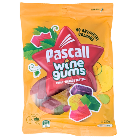 Pascall Wine Gums (Australia) - 220g