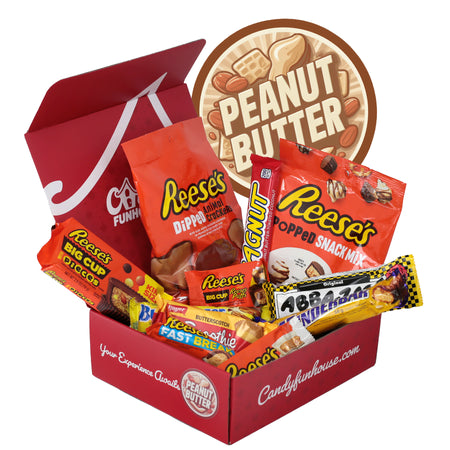 Peanut Butter Candy Funbox - Peanut Butter Candy - Peanut Butter Chocolate - Peanut Butter Snacks