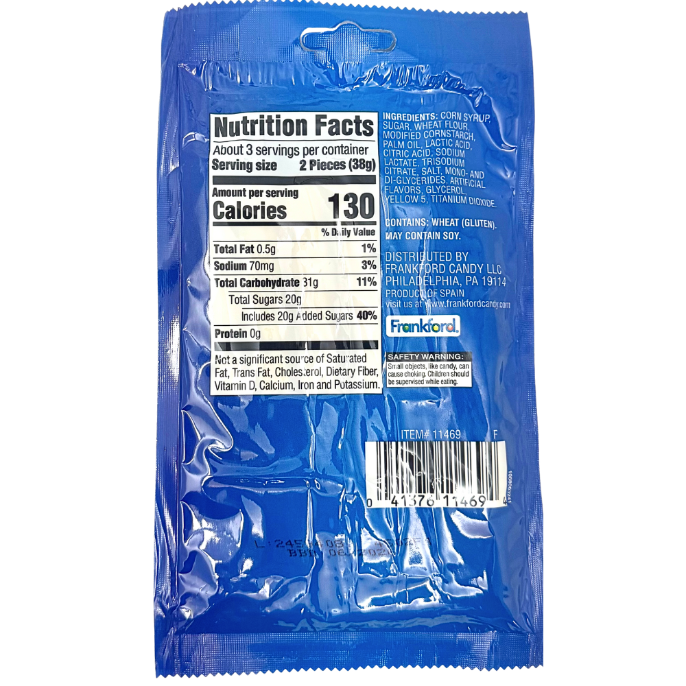 Peelable String Cheese Gummy Candy - 4oz