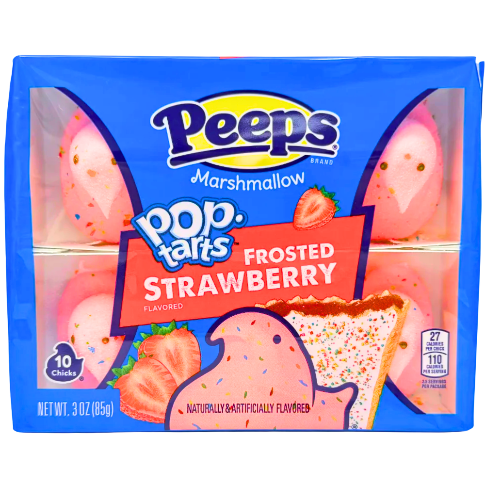 Peeps Chicks Frosted Strawberry Pop-Tarts 10ct - 3oz