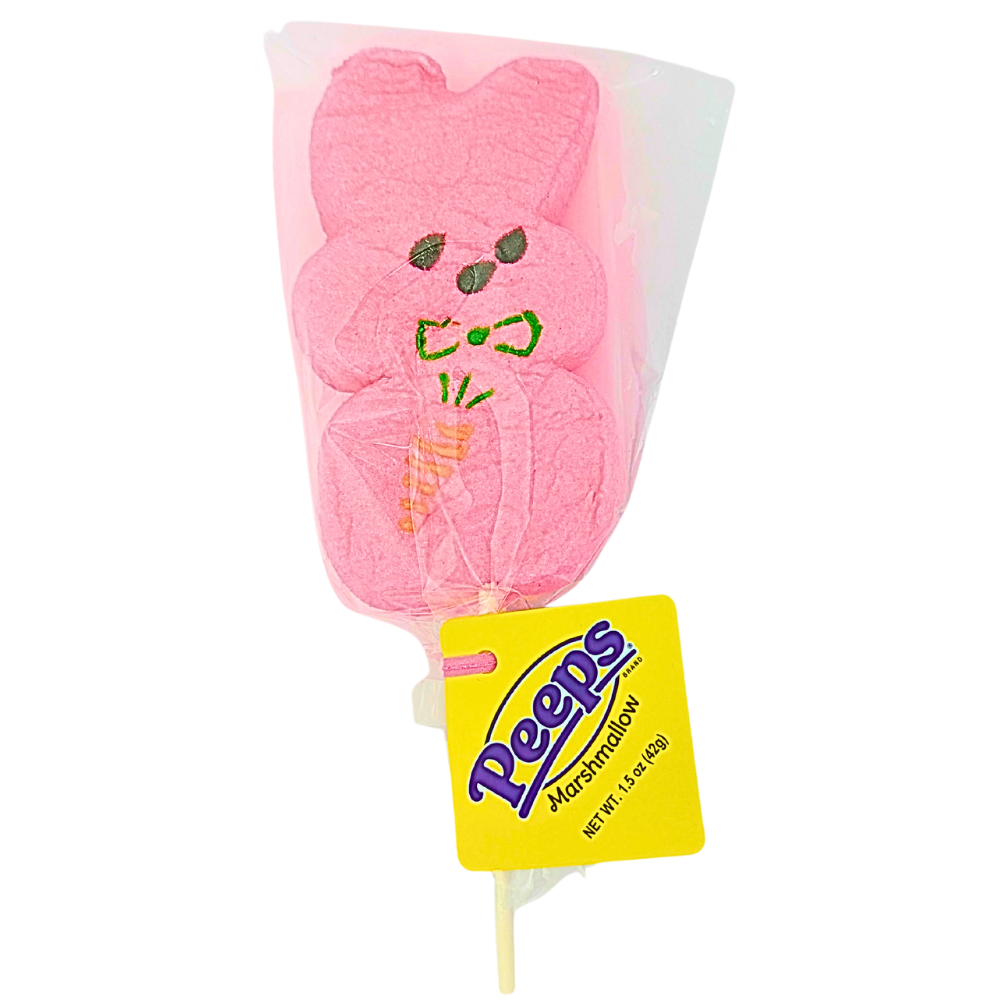 Peeps Marshmallow Giant Pink Bunny Pop - 1.5oz