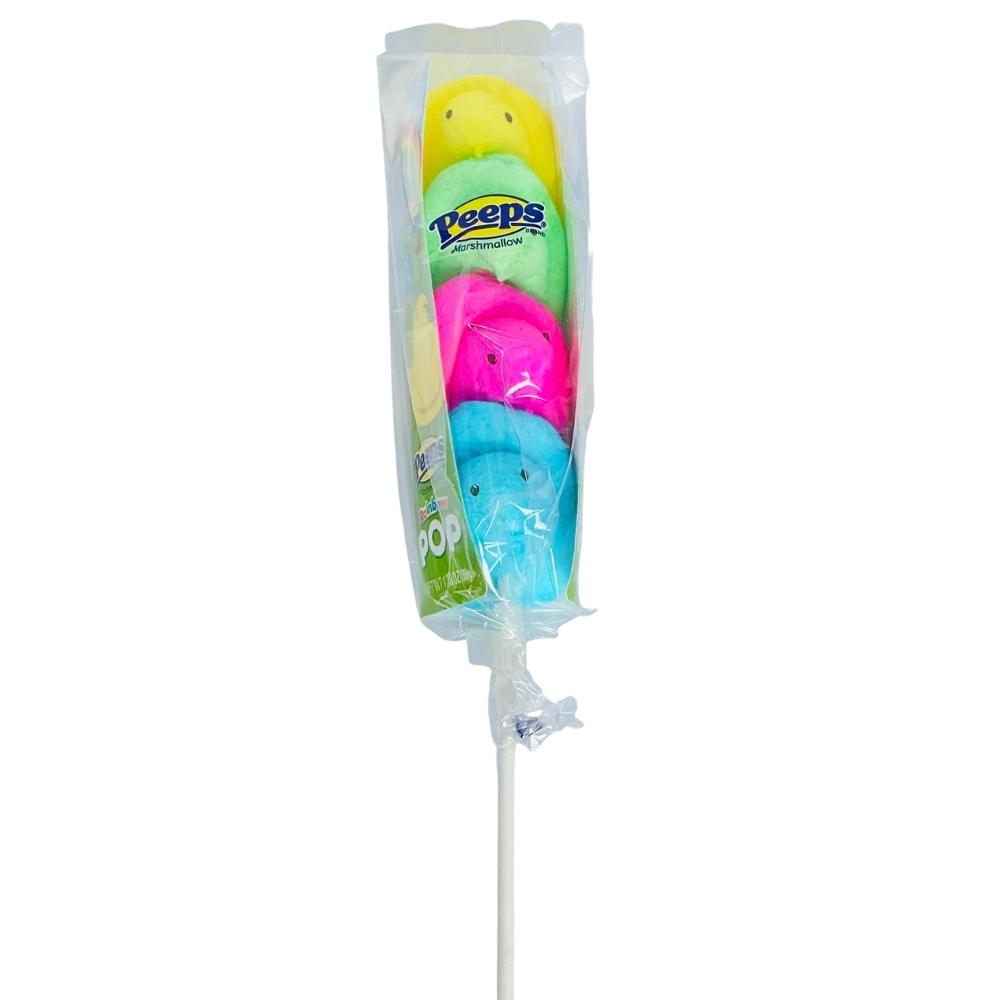 Peeps Marshmallow Chicks Rainbow Pops - 1.37oz