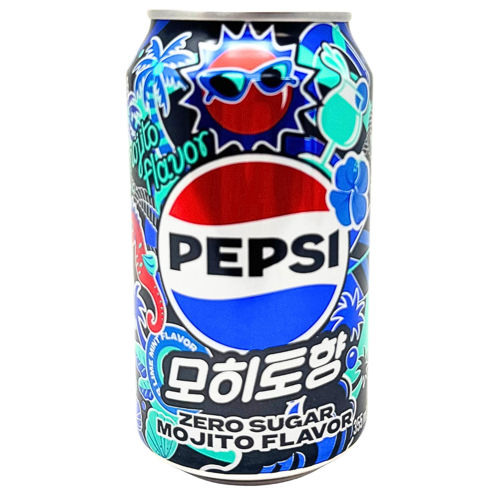 Pepsi Mojito Zero Sugar (Korea) - 355mL