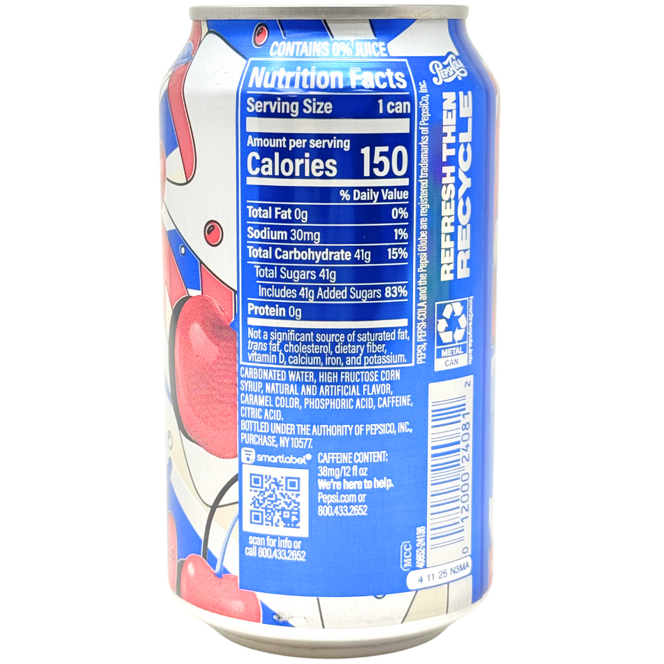 Pepsi Wild Cherry And Cream - 355ml