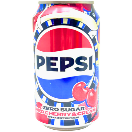 Pepsi Wild Cherry and Cream Zero Sugar - 355ml