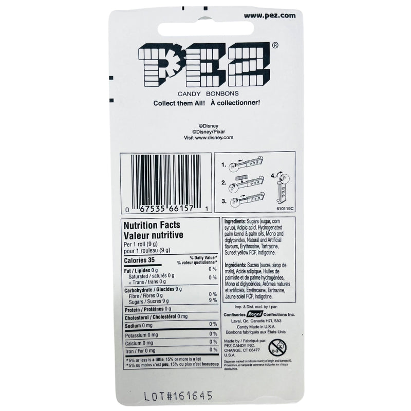 Pez Disney 100 - Nala Nutrition Facts Ingredients