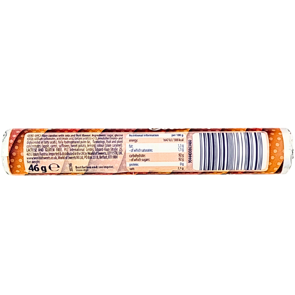 PEZ Fizzy Cola Mix Roll (UK) - 46g