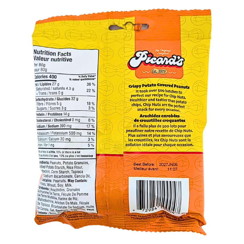Picard's Chip Nuts Original Salted - 80g