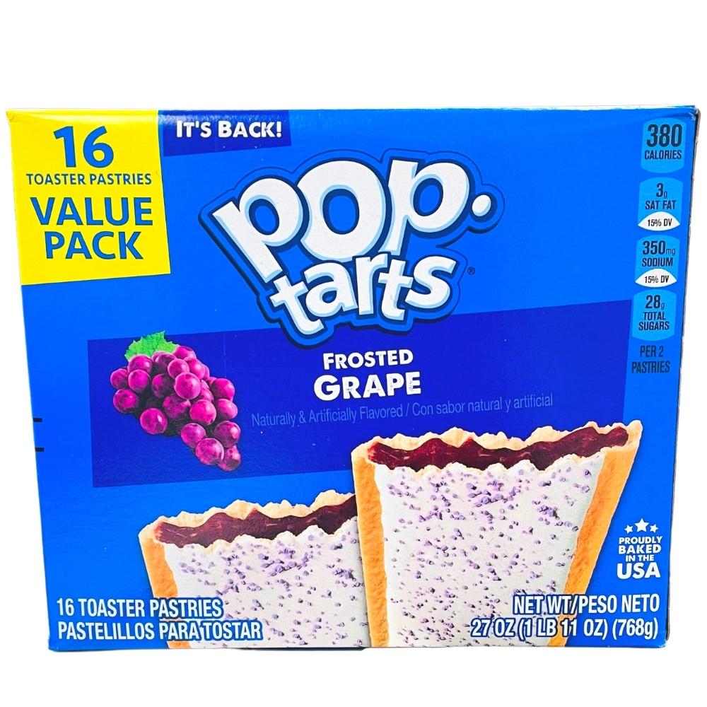 Pop-Tarts Frosted Grape 16 Pack - 768g