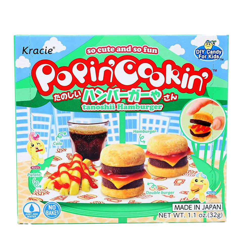 Japanese Kracie Popin' Cookin' DIY Kit - Hamburger