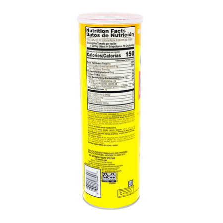 Pringles Hot Honey - 158g  Nutrition Facts Ingredients
