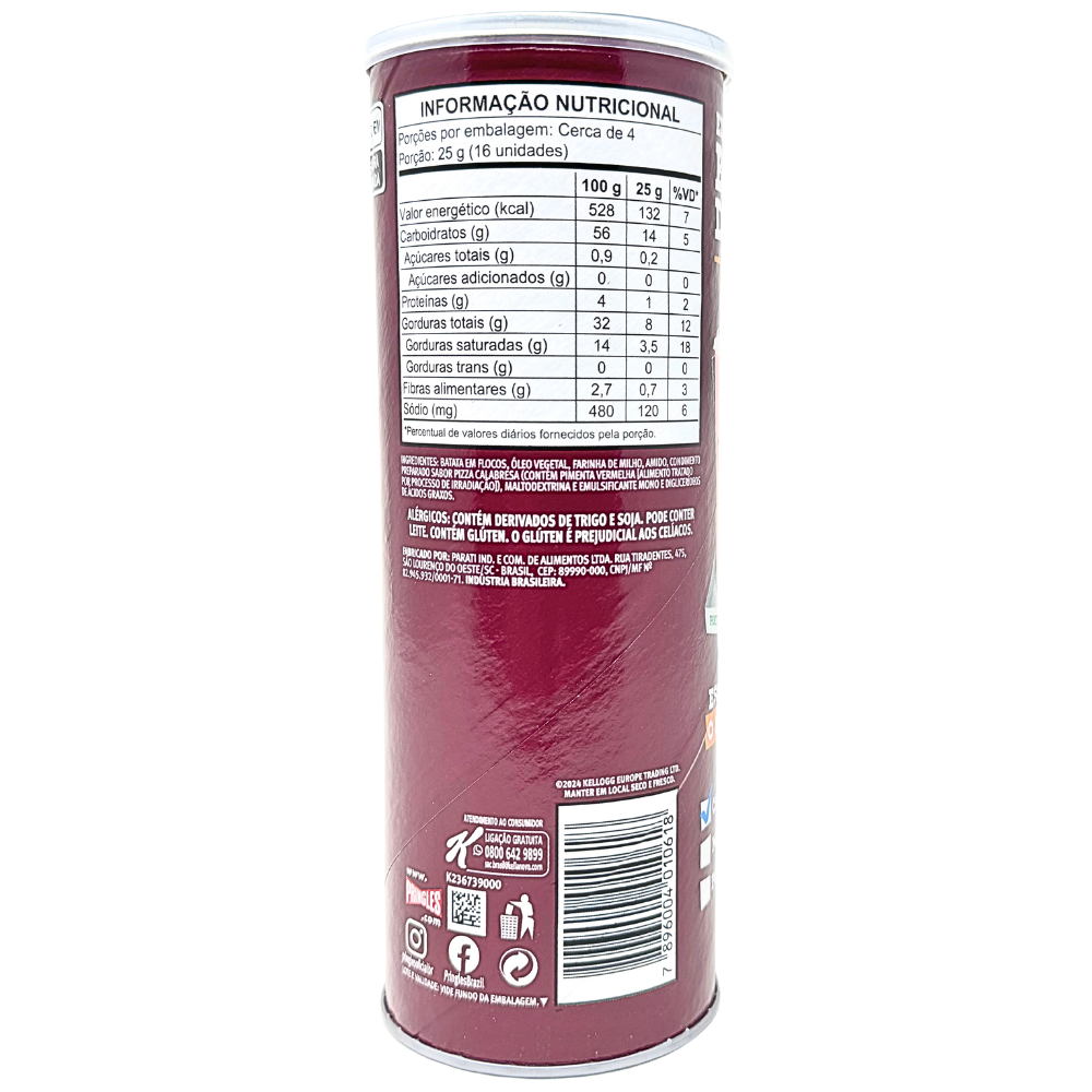 Pringles Pizza Calabresa (Brazil) - 105g
