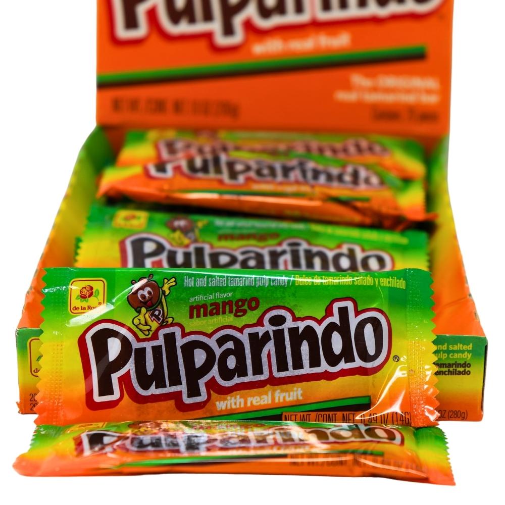 De La Rosa Pulparindo Tamarind Candy Mango - 20ct Box-Mexican Candy