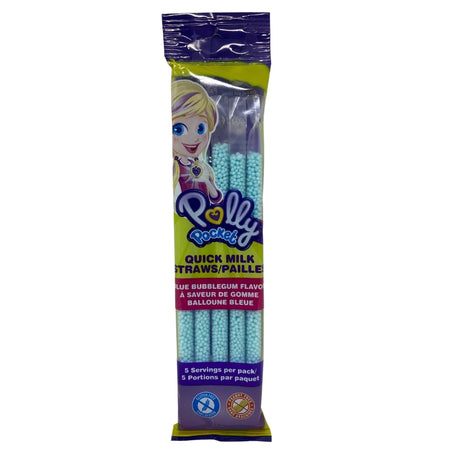 Quick Milk Magic Sipper Polly Pocket Straws - 36g-Candy straws-bubblegum