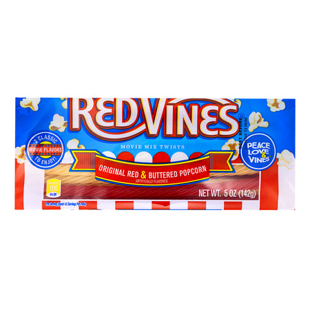 Red Vines Buttered Popcorn & Original Red Twists - 5oz