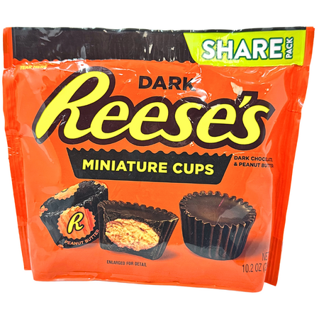 Reese's Dark Miniature Cups Share Pack - 10.2oz