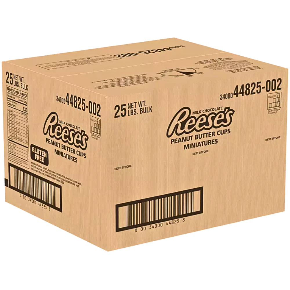 Reese's Milk Chocolate Miniature Cups Bulk - 25lbs