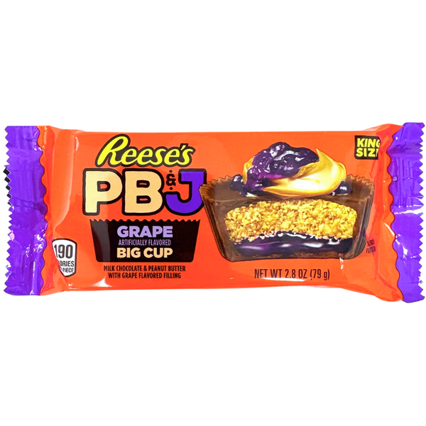 Reese's PB&J Grape Big Cup King size - 2.8oz | Candy Funhouse